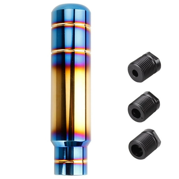 SPRING Customize Your Ride Aluminum For Car Gear Shift Knob in Assorted Colors gold-plated blue
