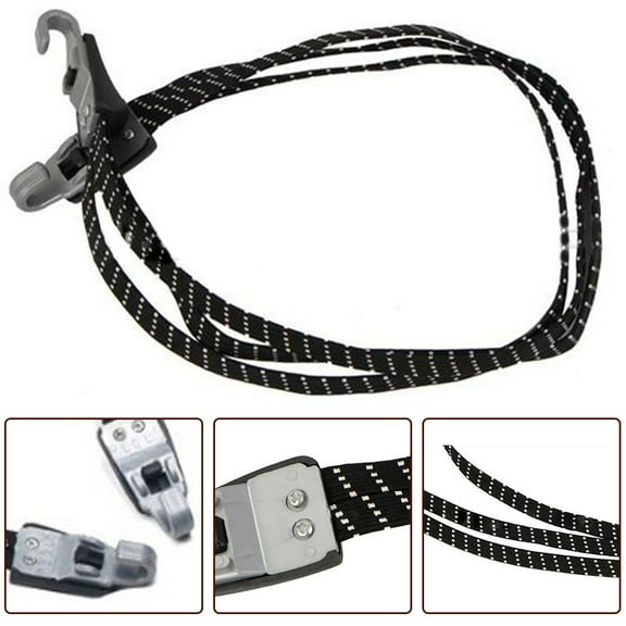 SPRING Elastic Bungee Luggage Straps Rope Hooks Rubber Motor Bicycle Rack Straps For Bike Bicycle Cargo Rack Elastic String Accessories