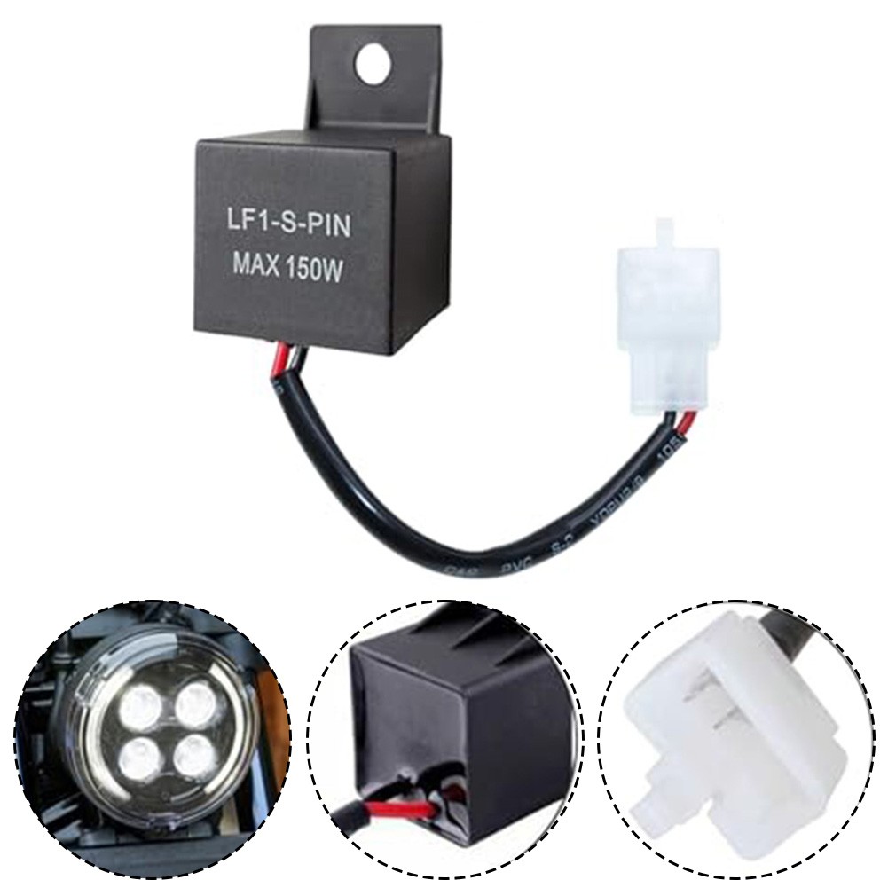 SPRING Fix Motorcycle Turn Signal Issues With 2 Pin LED Flasher Relay SPRING Fix Motorcycle Turn Signal Issues With 2 Pin LED Flasher Relay
