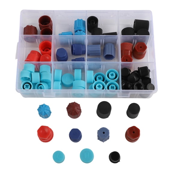 SPRING For Ac System Maintenance Ac Maintenance Kit A C Valve Dust Cap Ac System Maintenance Ac Valve Core Dust Cap Set