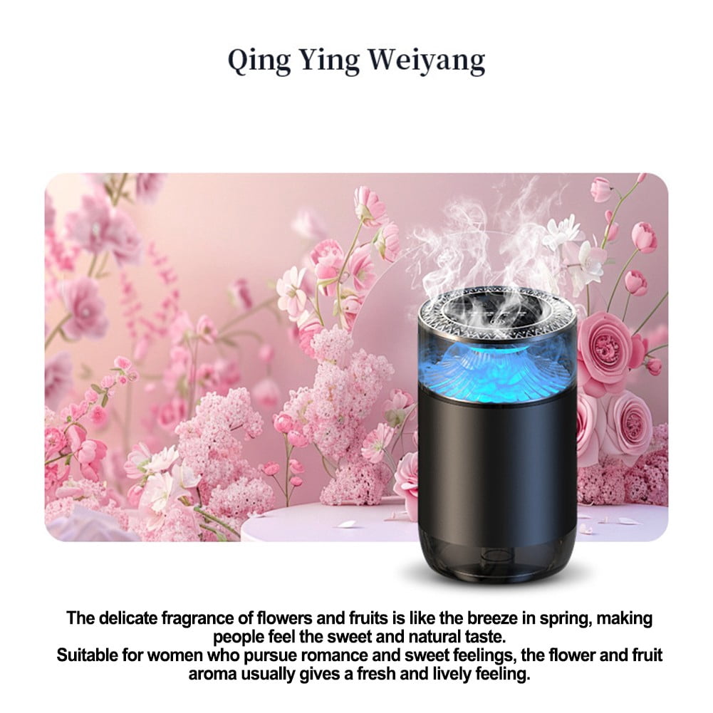 SPRING For Smart Car Air Freshener Rechargeable Aroma Diffuser Cloud Mist Lasts 6 Month