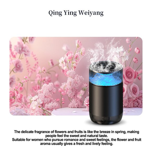 SPRING For Smart Car Air Freshener Rechargeable Aroma Diffuser Cloud Mist Lasts 6 Month