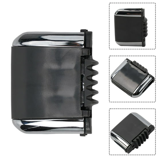 SPRING Front Middle AC Air Outlet Vent Paddle Tab Clip with Chrome for Toyota for Camry 2007-2011 Black Gray ABS Replacement Part