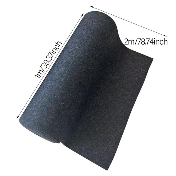 SPRING Garage Floor Oil Leakage Mat Back Checked Non-Slip Felt Garage Floor Mat