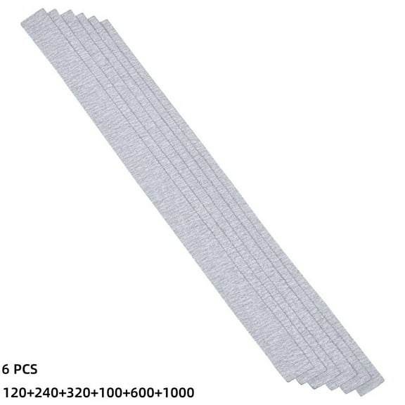 SPRING Guitar Neck Fret Beam Leveling Bar Luthier Tool Set With 6 Sandpaper Sheets Aluminum Alloy Polishing Kit B