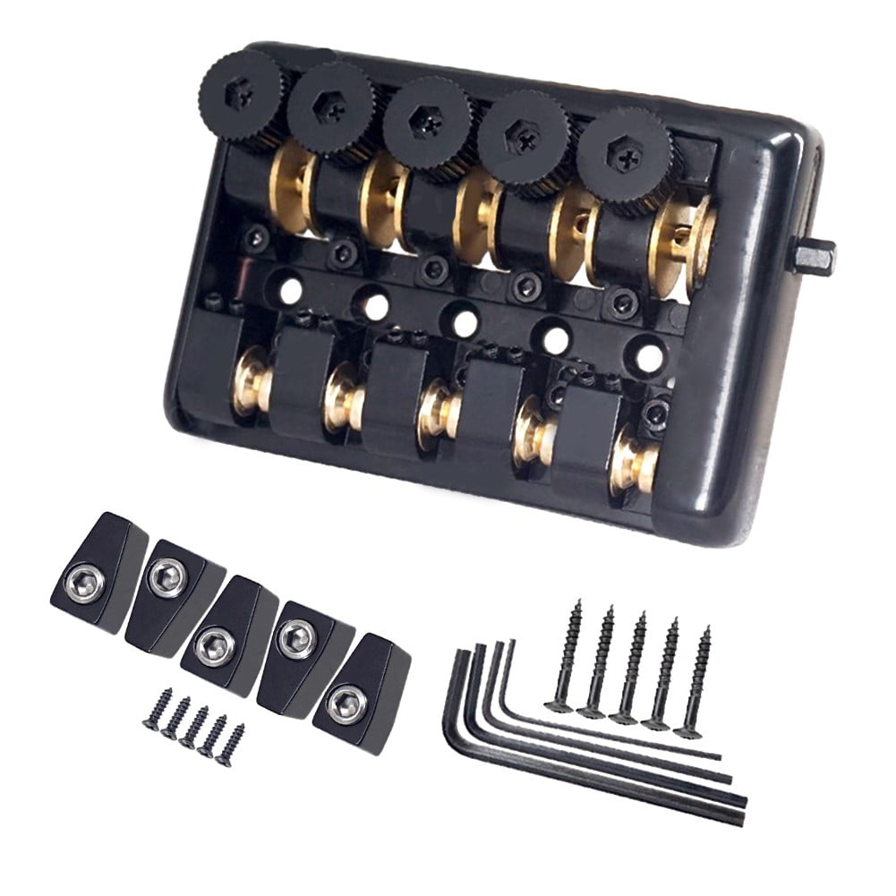 SPRING Headless Electric Bass Bass Bridge Tailpiece Back Bridge For ...