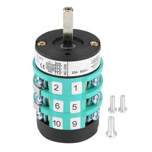 SPRING High Quality Ire Changer Switch Reverse Switch 220V Single-phase Forward Reverse Switch 20A (A) / 20A (B) Motor Style A