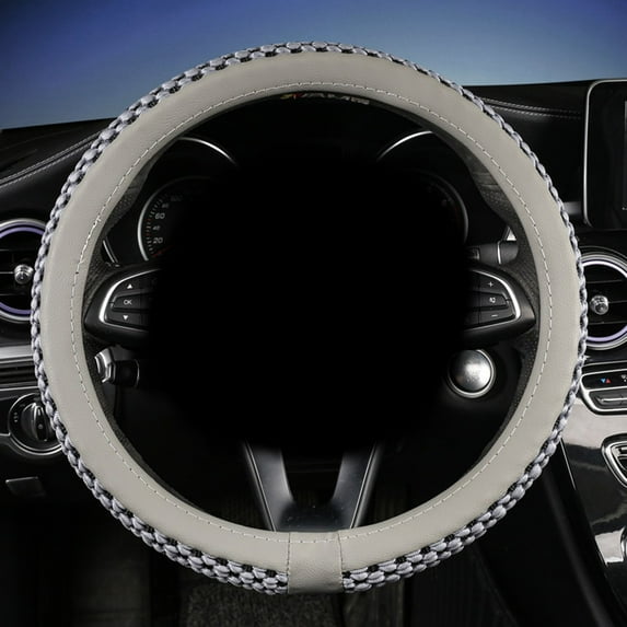 SPRING Ice Silk Breathable Non-Slip Steering Wheel Cover