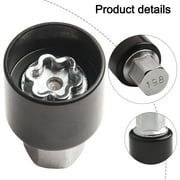 SPRING Locking Wheel Nut Key Tool for Anti Theft Protection and Secure Removal