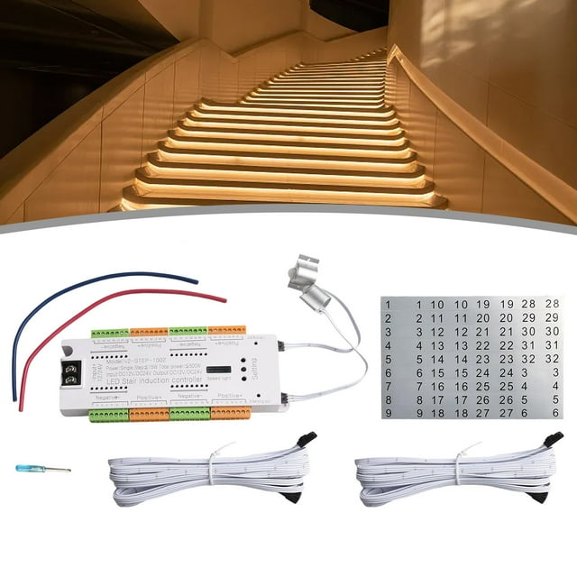 SPRING Motion Sensor Stair Light Automatic Stairway Ladder Controller ...