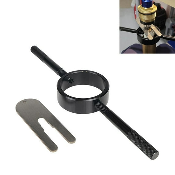 SPRING Motorcycle Black Front Fork Spring Compressor Kit Valve Spring Compressor Tools