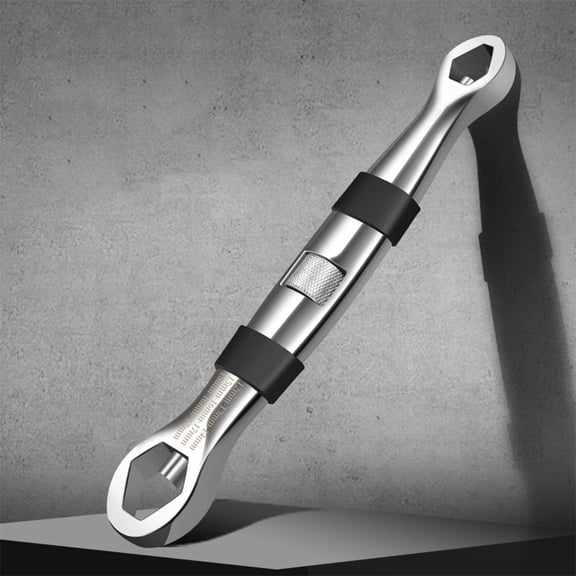 SPRING Multifunctional Adjustable Wrench End Wrench Labor Saving Plum Wrench