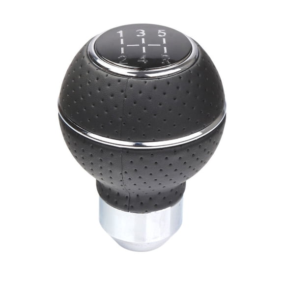 SPRING Optimal Performance 5 Speed Shift Knob Leather Gear Knob Luxurious Feel Versatile Compatibility 5-Speed Shifting