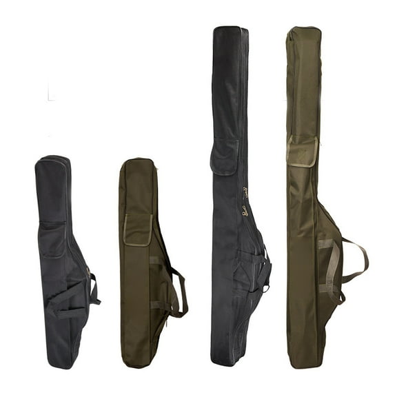 SPRING PARK 1/1.5M Fishing Rod Case Carrier Pole Storage Bag Portable Foldable Water Resistant Tool