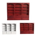 thumbnail image 1 of SPRING PARK 1/12 Miniature Book Shelf Cabinet Model Toy Doll House Scene Furnishing Article, 1 of 7