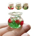 thumbnail image 1 of SPRING PARK 1/12 Miniature Goldfish Fish Tank Doll House Living Room Decor Scene Accessory, 1 of 6