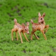 thumbnail image 1 of SPRING PARK 1/2Pcs Deer Animal Plant Fairy Garden Miniature Landscape DIY, 1 of 7