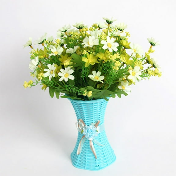 SPRING PARK 1 Bouquet 28 Heads Artificial Fake Silk Flower Oil Painting Style Home Decor Bouquet