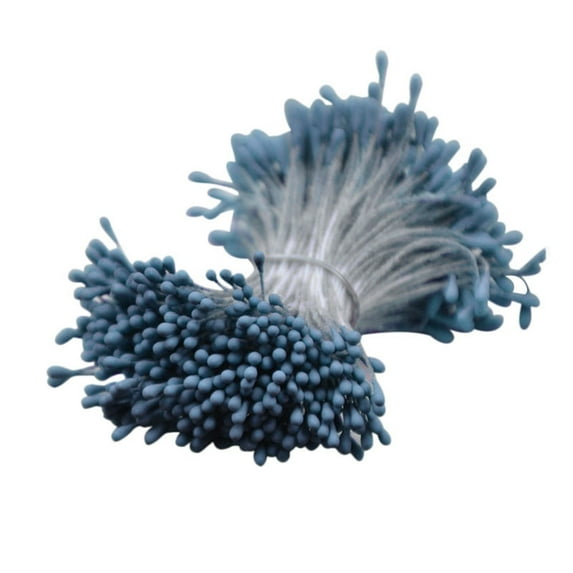 SPRING PARK 1 Bundle 1.5mm Double Heads Artificial Flower Stamen Mixed Color Wedding Home Flowers Crafts Decoration