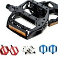 thumbnail image 1 of SPRING PARK 1 Pair Aluminum Alloy UltraLight Bicycle Pedals with Reflective Strips Mountain Bike Pedals Anti-Slip Pedal, 1 of 6