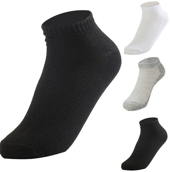 SPRING PARK 1 Pair Mens Womens Ankle Socks Invisible Cotton Low Cut Sports Socks