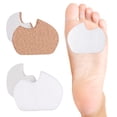 thumbnail image 1 of SPRING PARK 1 Pair Multifunction Foot Cushions Metatarsal Pads Forefoot Pads of Soft Faux Wool Felt Foot Sleeve Mortons Neuroma Metatarsalgia, 1 of 7