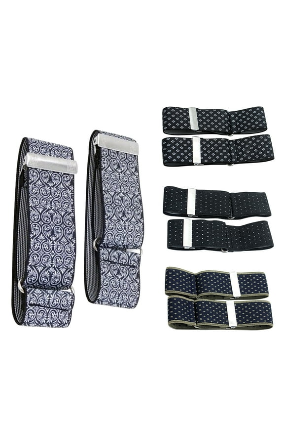 1 Pair Shirt Sleeve Holders Arm Bands High Elasticity Cuff Holder Adjustable Holder