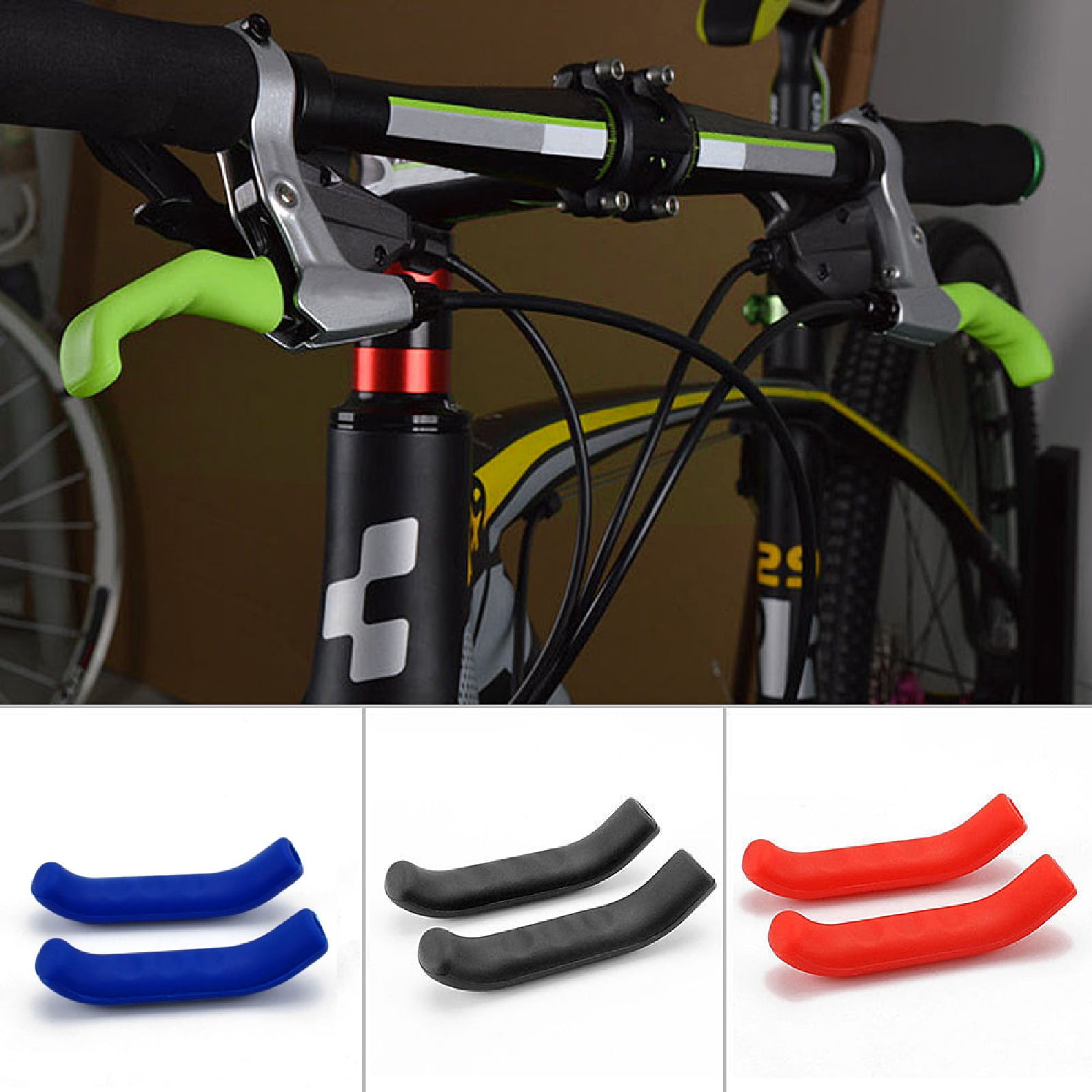 SPRING PARK 1 Pair Silicone Bike Bicycle Folding Bicycle Brake Lever ...