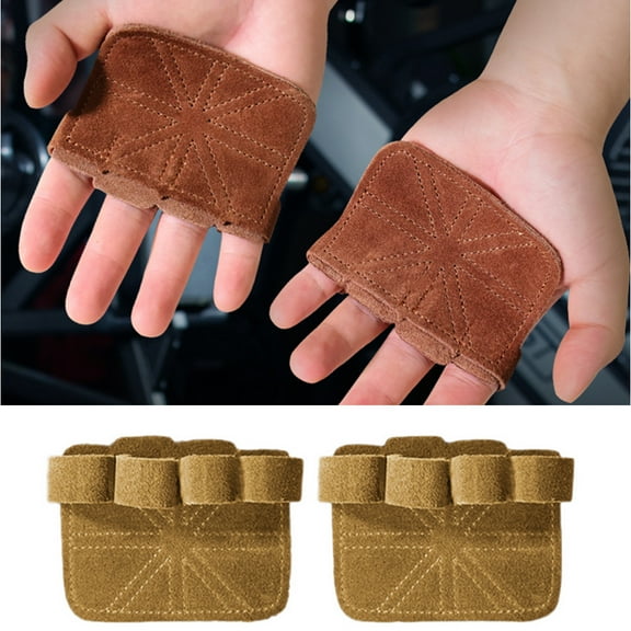 SPRING PARK 1 Pair Weight-Lifting Workout Fitness Gloves |Anti Slip Guard Gym Barehand Grips | Support Cross-Training, Rowing, Power-Lifting, Pull Up for Men & Women