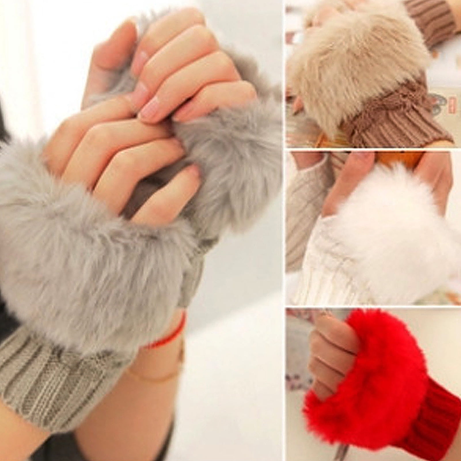 Teddy Wool Belt Bag - Women's Winter Accessories Hand Warmer Muff