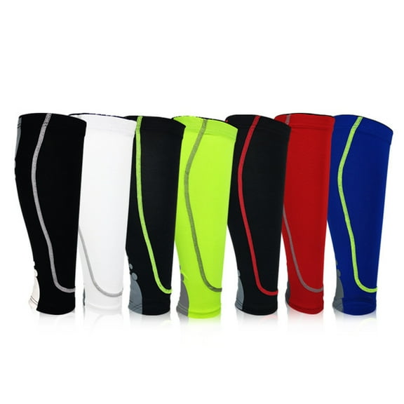 SPRING PARK 1 Pc Calf Brace for Torn Calf Muscle Injury Strain Tear - Shin Splint Support Wrap - Spandex Runners Lower Leg Injury Calf Compression Sleeve for Men and Women