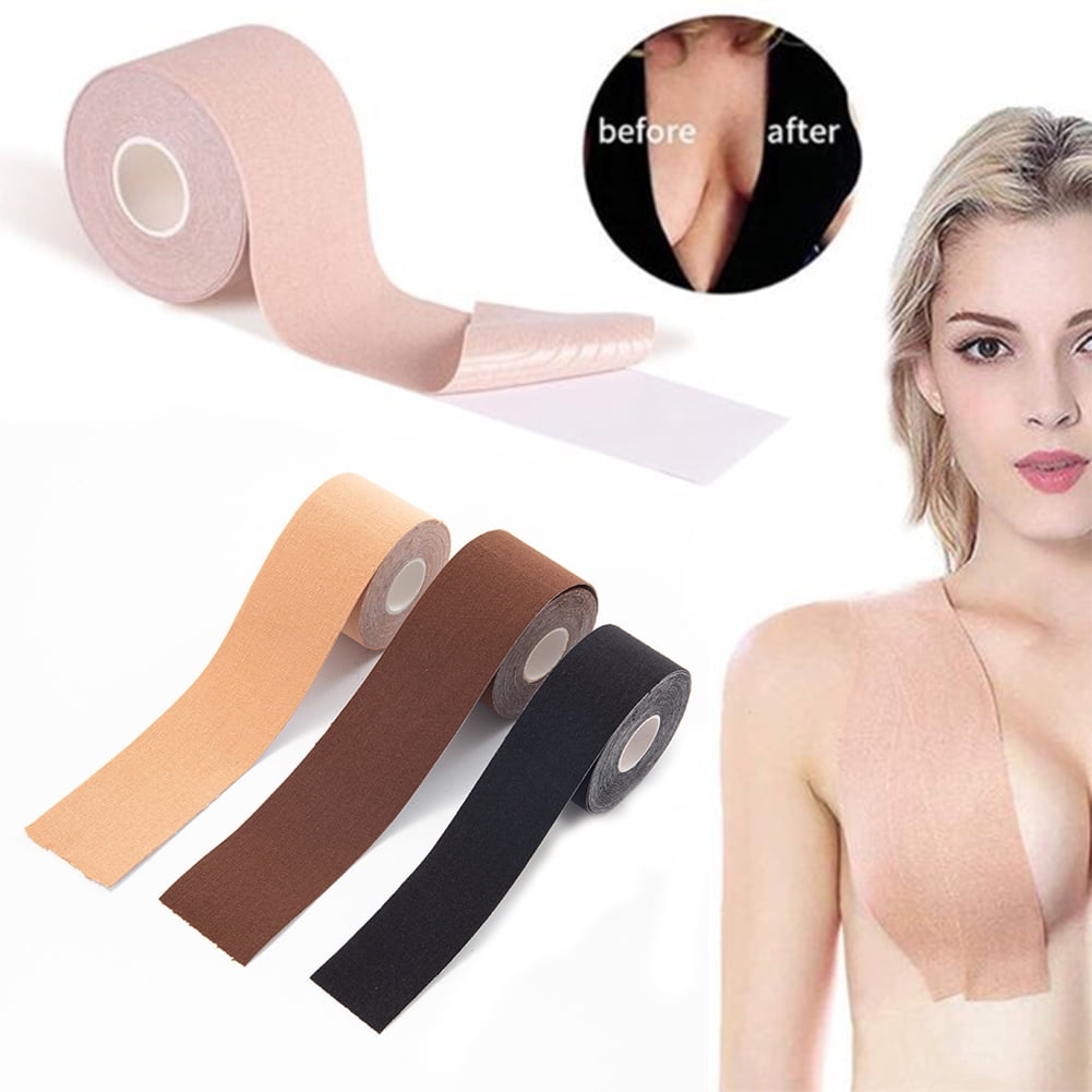 Boob Tape for Women Invisible Bra Nipple Cover Adhesive Push Up