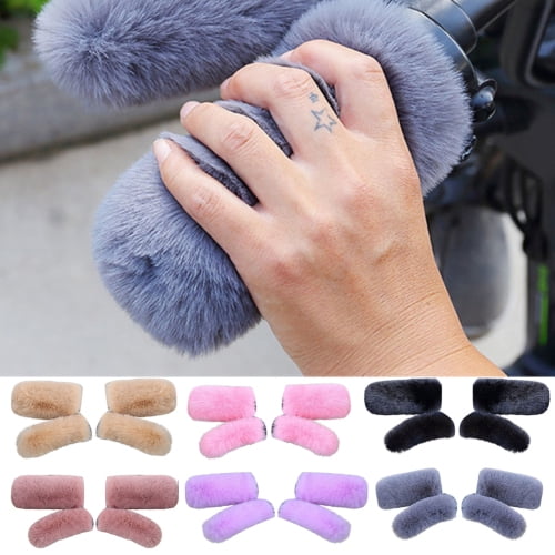 SPRING PARK 1 Set Bike Handlebar Winter Thermal Cover Cycling Hand Warm Windproof Cold Weather Mittens for MTB Mountain Bike Motor