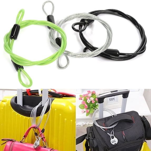 Looped Security Rope SPRING PARK 100cm Security Double Looped Multifunction Cable Luggage ...