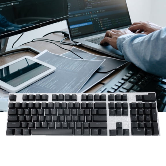SPRING PARK 104Pcs/Set Key Cap Universal Ergonomic ABS High-end Backlit Keycap or Mechanical Keyboard