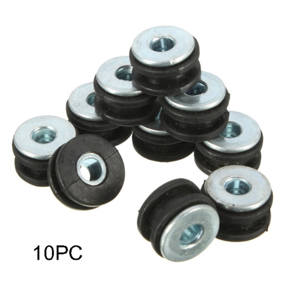 SPRING PARK 10Pcs Motorcycle Rubber Fairing Cowling Grommet Bushing Bolts Gasket Accessories