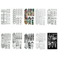 thumbnail image 1 of SPRING PARK 10Pcs/Set Bike Frame Guard Protecter Scratch-Resistant Sticker Decals High Impact PVC Material Bike Beauty/Gorilla Stickers Decals, 1 of 7
