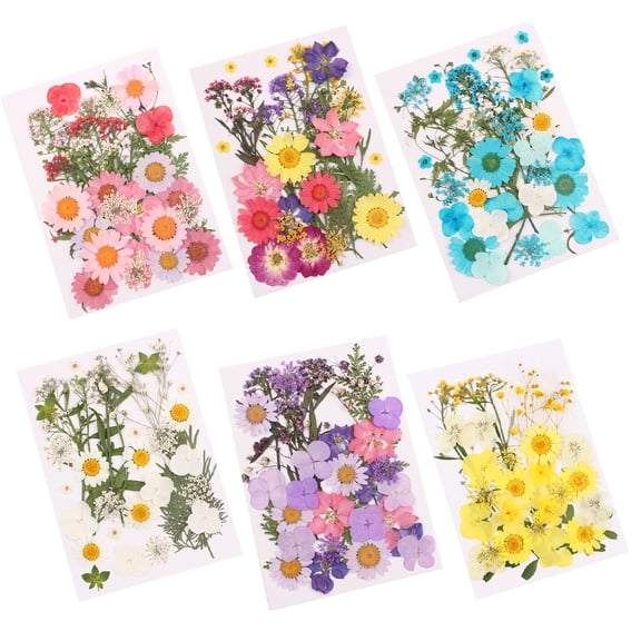 SPRING PARK 12” Artificial Dried Mixed Flowers Home Decor Bouquet