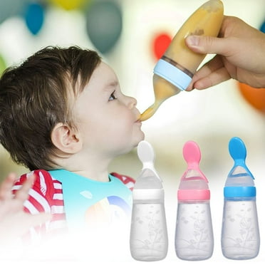 SPRING PARK 125ml Food Feeder Baby Fruit Squeeze Feeder Pacifier Silicone Pacifiers Baby Food Dispensing Spoon