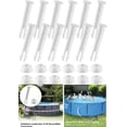 thumbnail image 1 of SPRING PARK 12Pcs 2.16inch Plastic Pool Joint Pins for Ground pool with 12 x Rubber Seals, 1 of 6