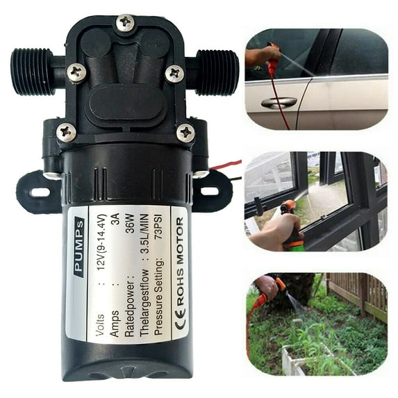 SPRING PARK 12V 36W DC Agricultural Electric Mini High Pressure Diaphragm Pump Water Sprayer
