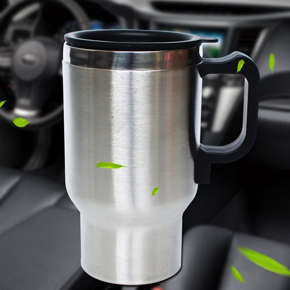 SPRING PARK 12V 500ml Car Heating Thermal Cup Bottle Thermostat Coffee Water Mug Heater