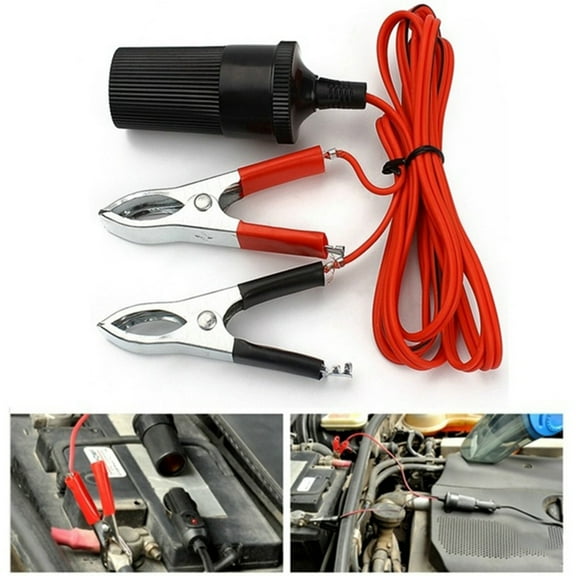 SPRING PARK 12V Car Jump Starter Connector Emergency Lead Booster Cable Battery Clamp Clip