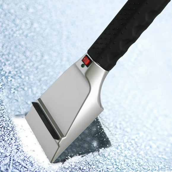 SPRING PARK 12V Car Windshield Electric Heated Ice Snow Scraper Shovel Defrost Clean Tool