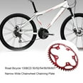 thumbnail image 1 of SPRING PARK 130BCD Chainring 50/52/54/56/58/60T Narrow Wide Teeth Single Speed Crank Set Rings for Most Road Bike Parts, 1 of 7
