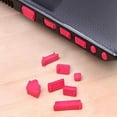 thumbnail image 1 of SPRING PARK 13Pcs Universal Silicone Anti Dust Port Plugs Cover Stopper for Laptop Notebook, 1 of 7
