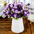 thumbnail image 1 of SPRING PARK 15 Heads/1 Bouquet Silk Rose Artificial Flowers Bunch Bouquet Wedding Home Party, 1 of 7
