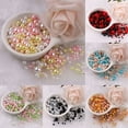 thumbnail image 1 of SPRING PARK 150Pcs/Bag 3-8mm Faux Round Plastic Pearl Beads Tiny Loose Spacer Beads Findings for DIY Craft Necklaces Bracelets Jewelry Making, 1 of 7