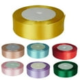 thumbnail image 1 of SPRING PARK 1Inch Satin Ribbons Roll Crafts Wedding Party Holiday Gift Wrap, 1 of 7