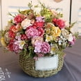 thumbnail image 1 of SPRING PARK 1Pc 30cm Artificial Peony Silk Flowers Bouquet Home Wedding Decoration, 1 of 7